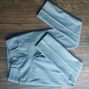 SoCa by St. John Gray Denim Ankle Pants - Women's 0